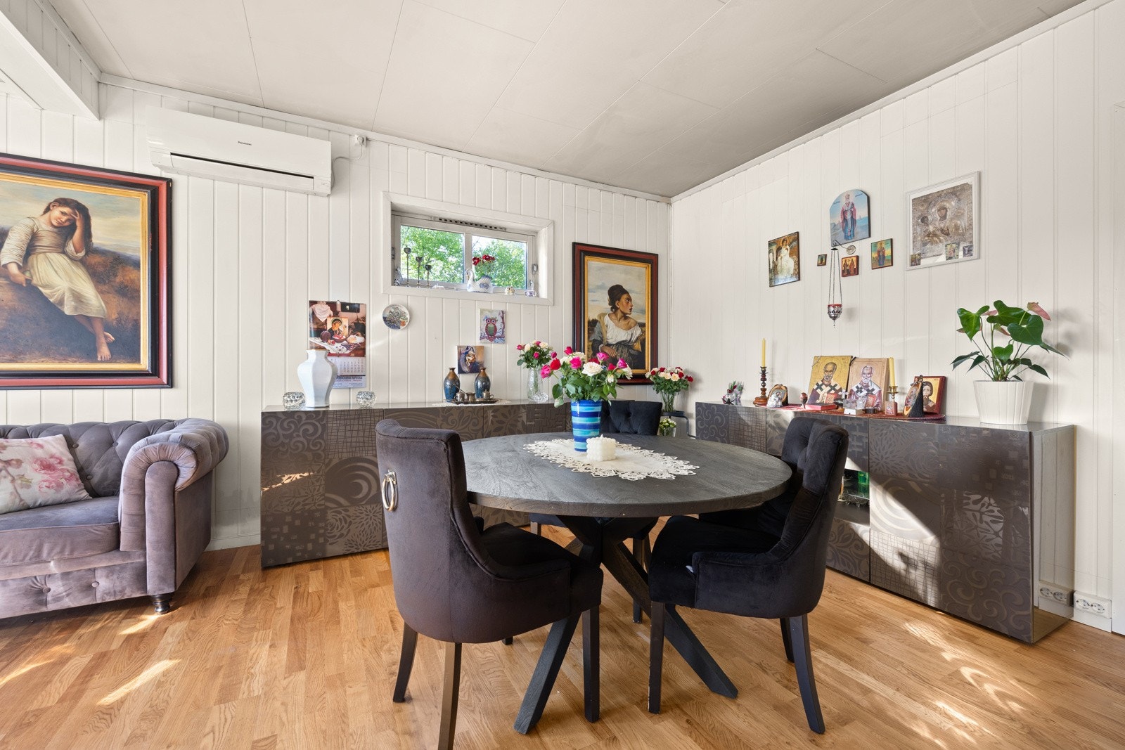 Stuen har naturlig inndelte soner Galleribilde