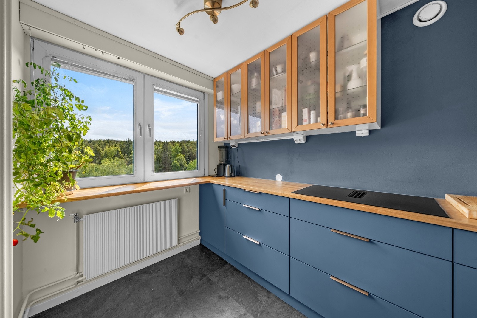 Her er det god plass til matlaging. Galleribilde