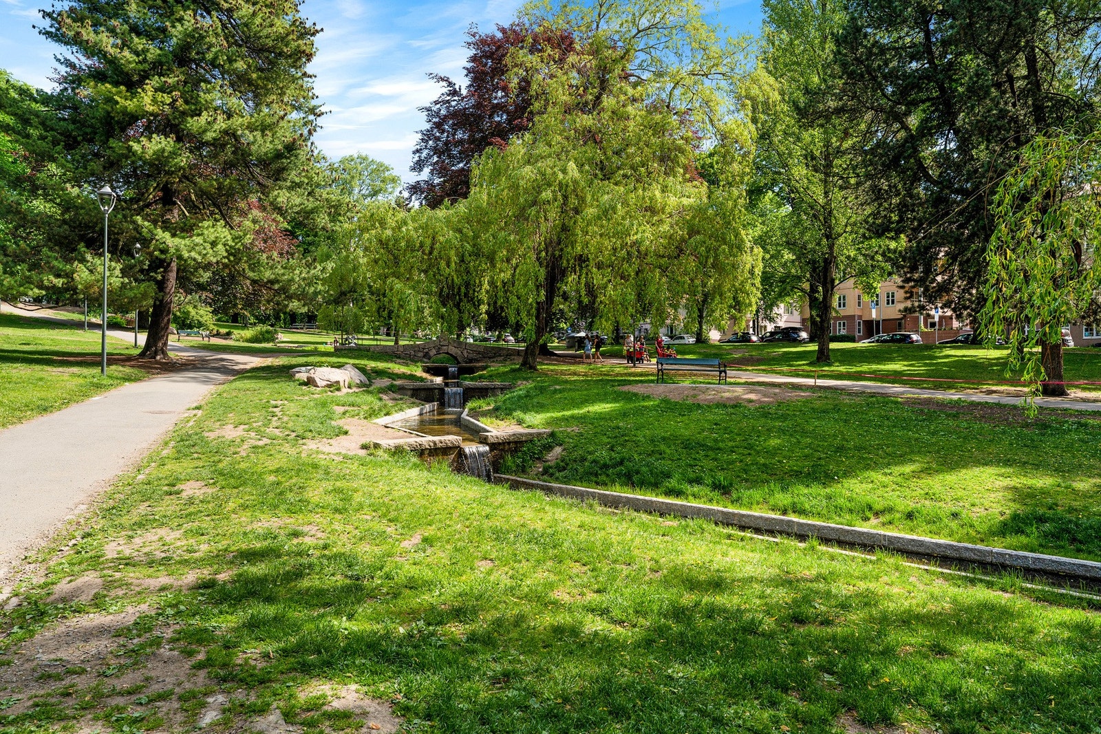 Nærområde - St. Hanshaugen park. Galleribilde