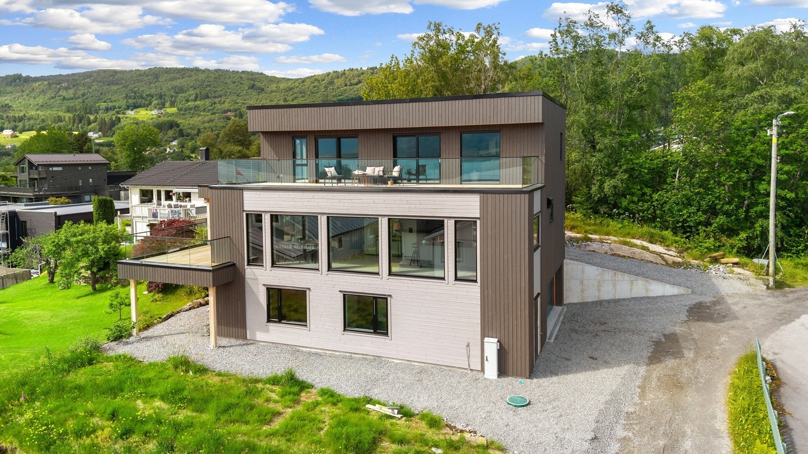 Fasade mot syd Galleribilde