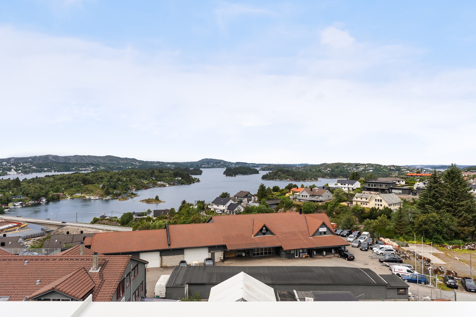 Herfra er det fantastisk utsikt over nærområdet. Galleribilde