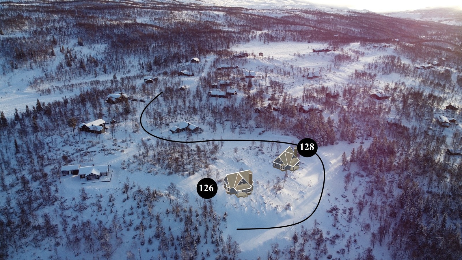 Det fantastiske skiløypenettet har flere mil med doble skispor. Det er også lysløype ved Væktarstua. Det finnes flere merkede løyper for snøscooter, men disse ligger i god avstand fra hyttefeltet. Galleribilde