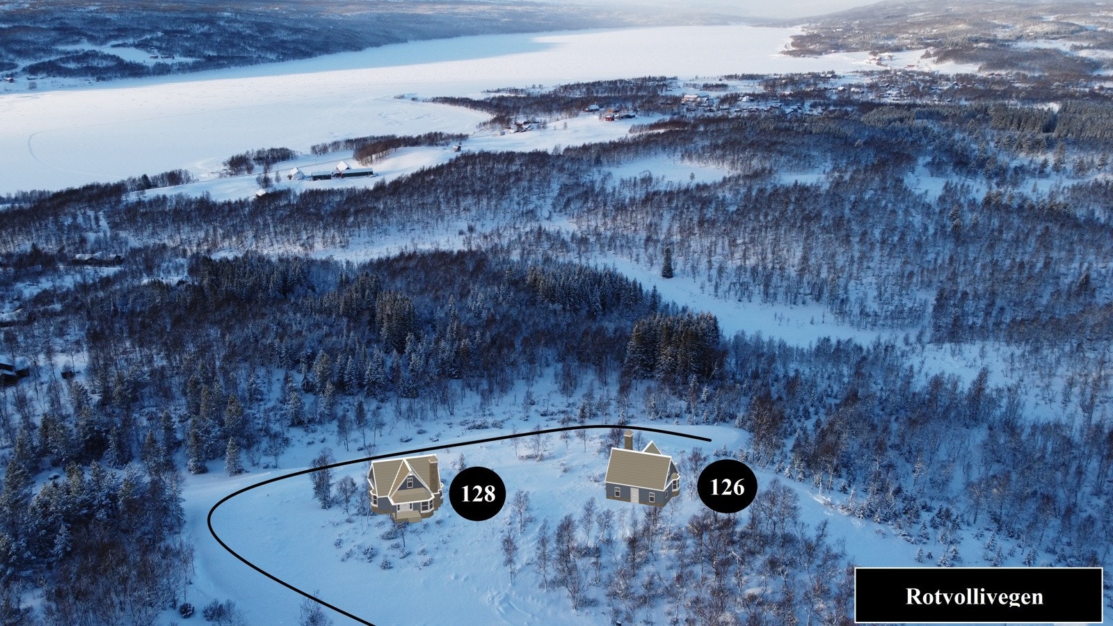 I Rotvollivegen er det igjen 2 tomter. Her kan man bygge drømmehytta i et av de fineste områdene i populære Stugudalen. Galleribilde