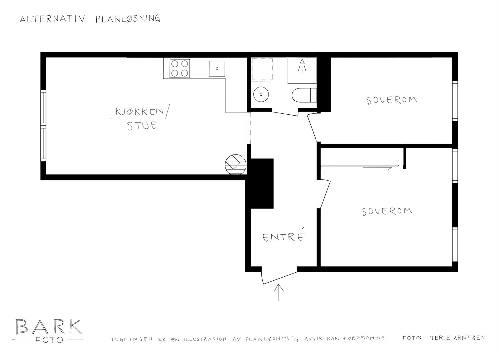- Alternativ planløsning - Galleribilde