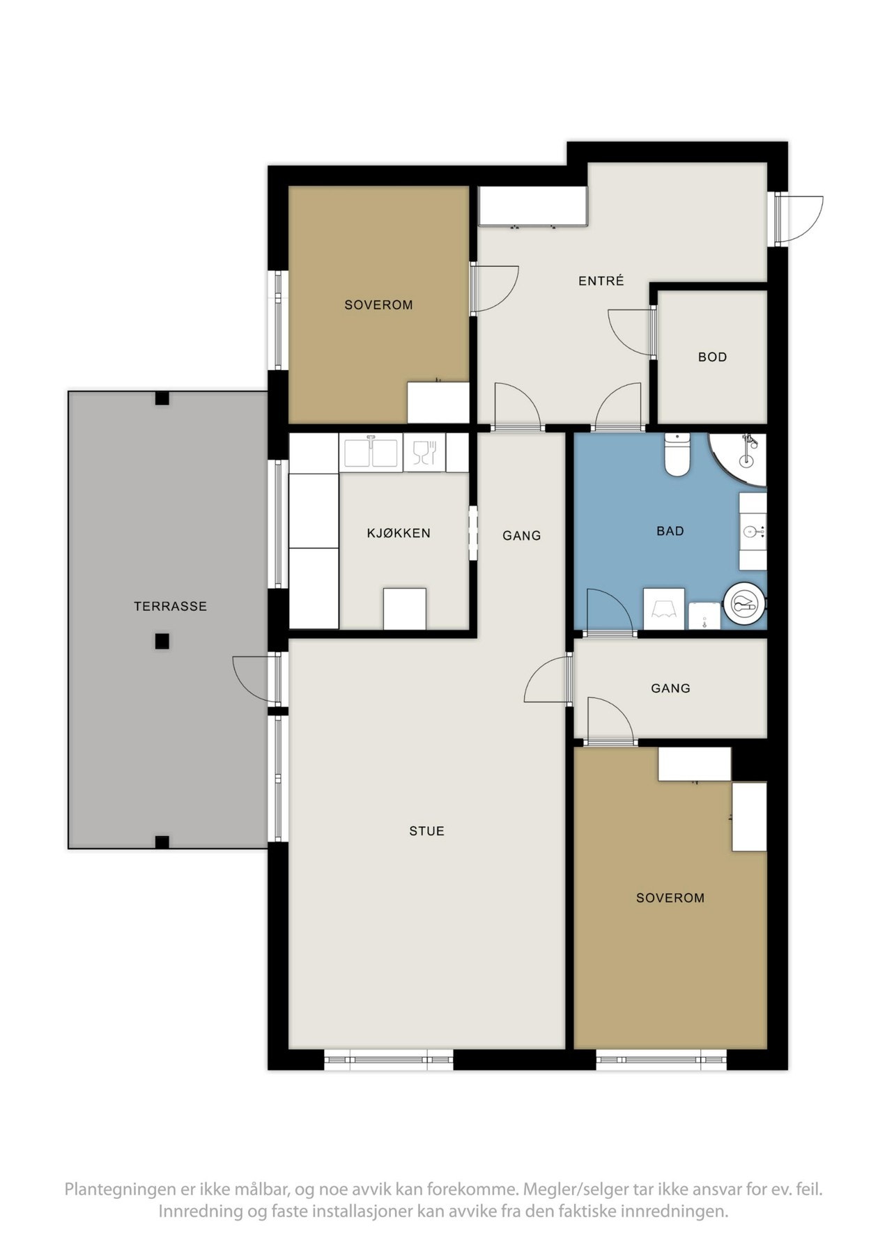 Plantegning Galleribilde