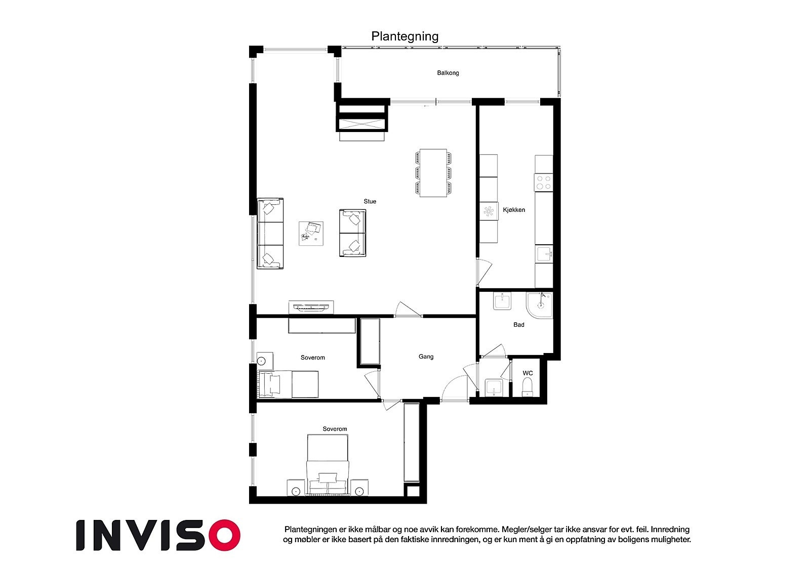 Plantegning 2D Galleribilde