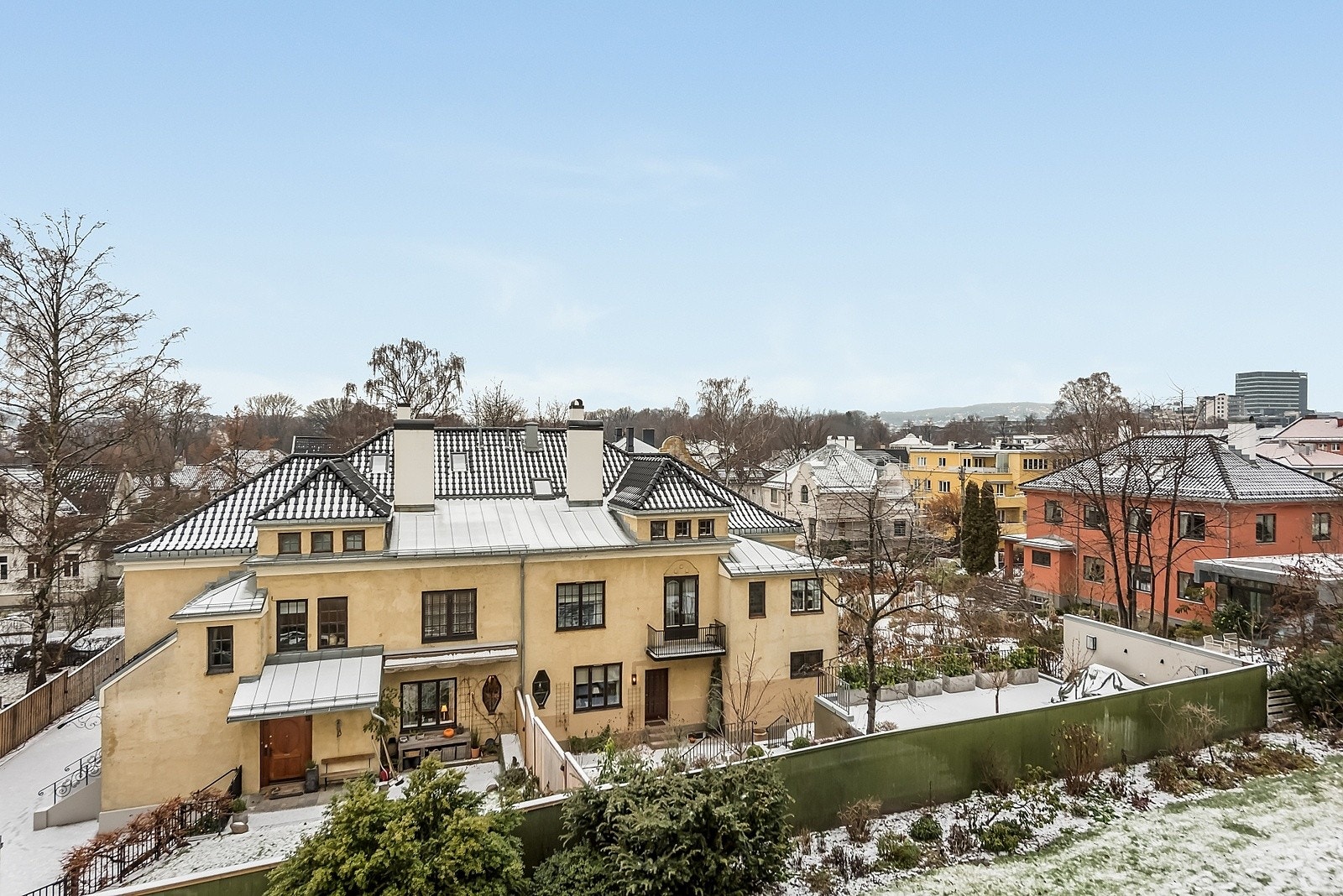 Fin utsikt mot Holmenkollen Galleribilde