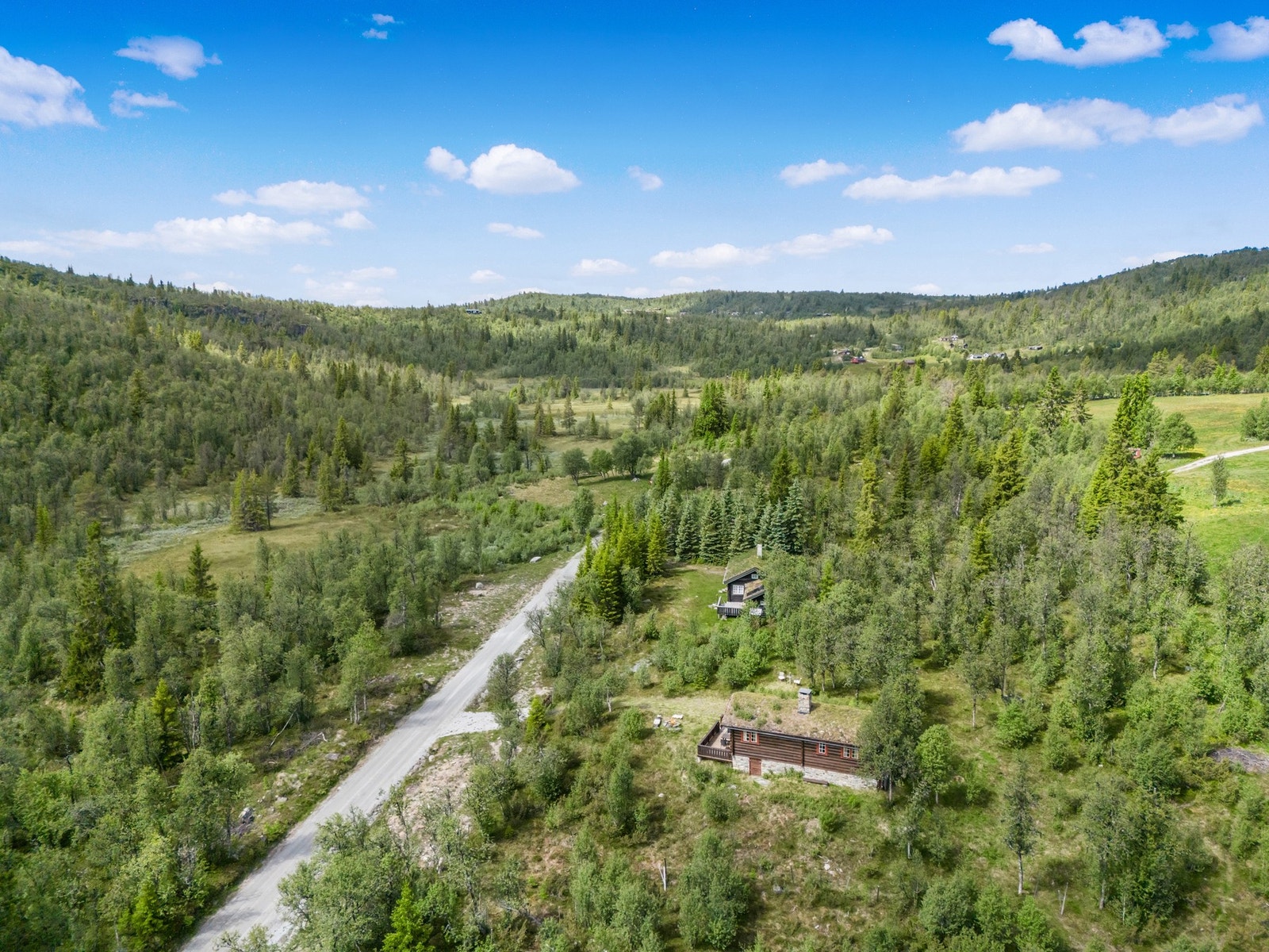 Nyt solfylte dager på fjellet. Galleribilde