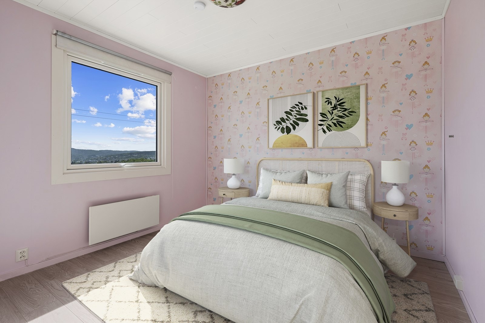 Soverom II. Bildet er digitalstylet Galleribilde