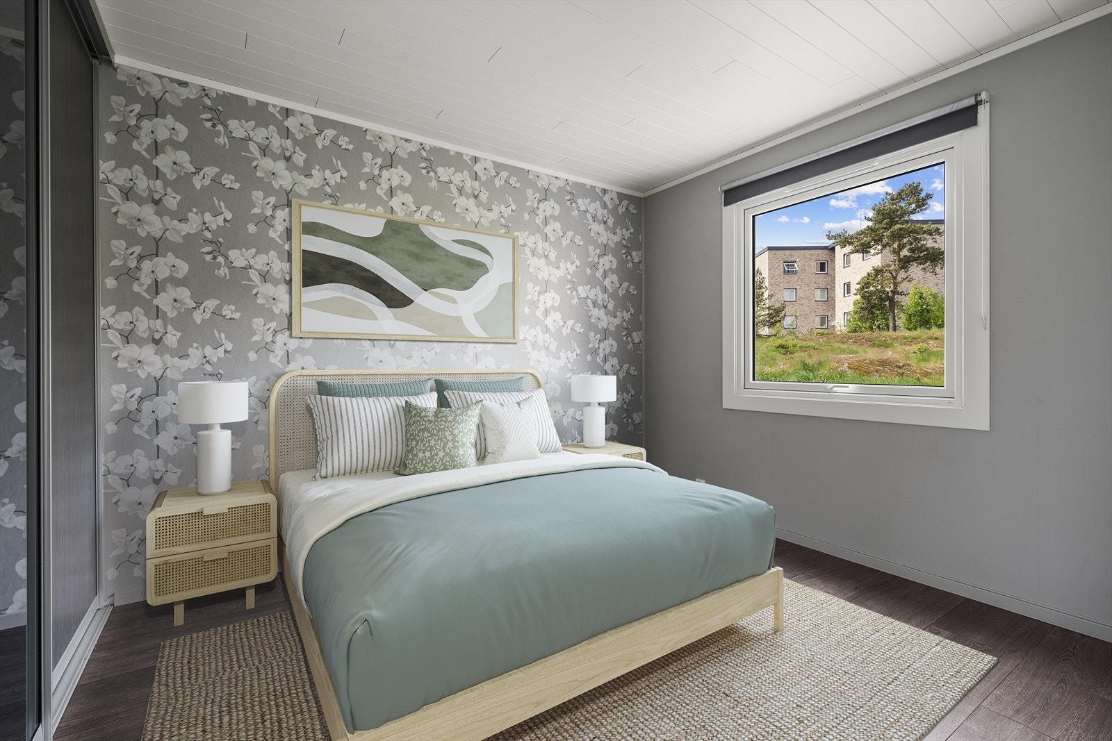 Soverom I. Bildet er digitalstylet Galleribilde