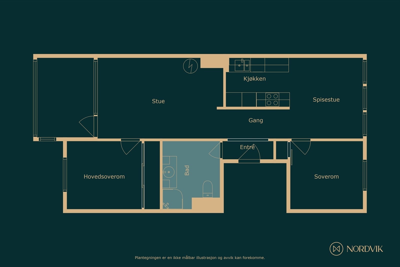 Plantegning Galleribilde