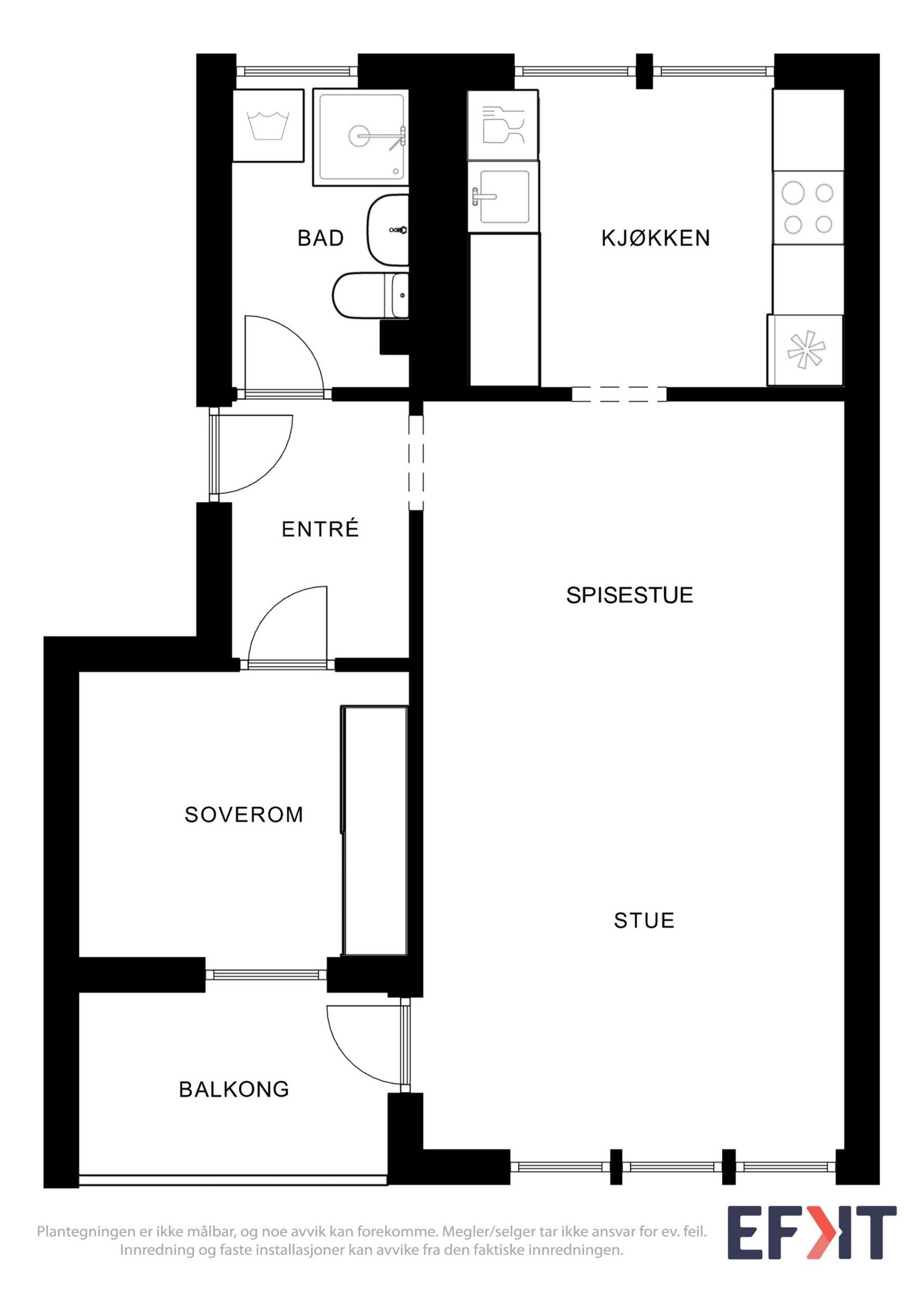 Plantegning Galleribilde