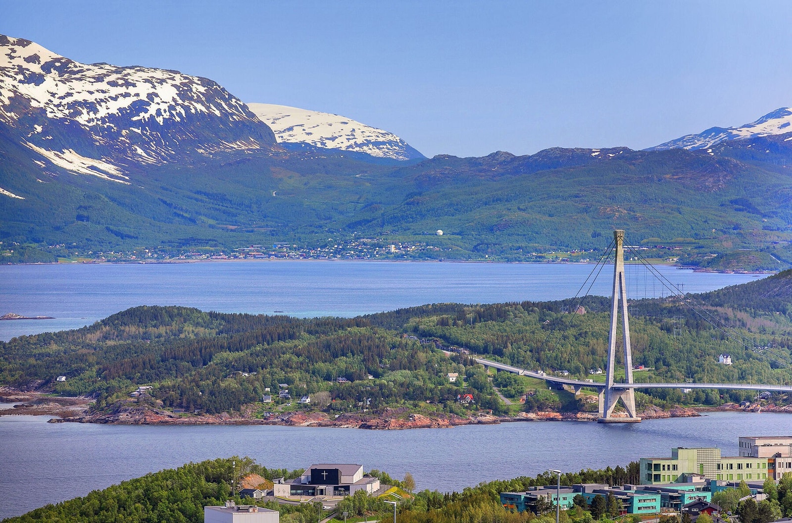 Utsikt fra veranda Galleribilde
