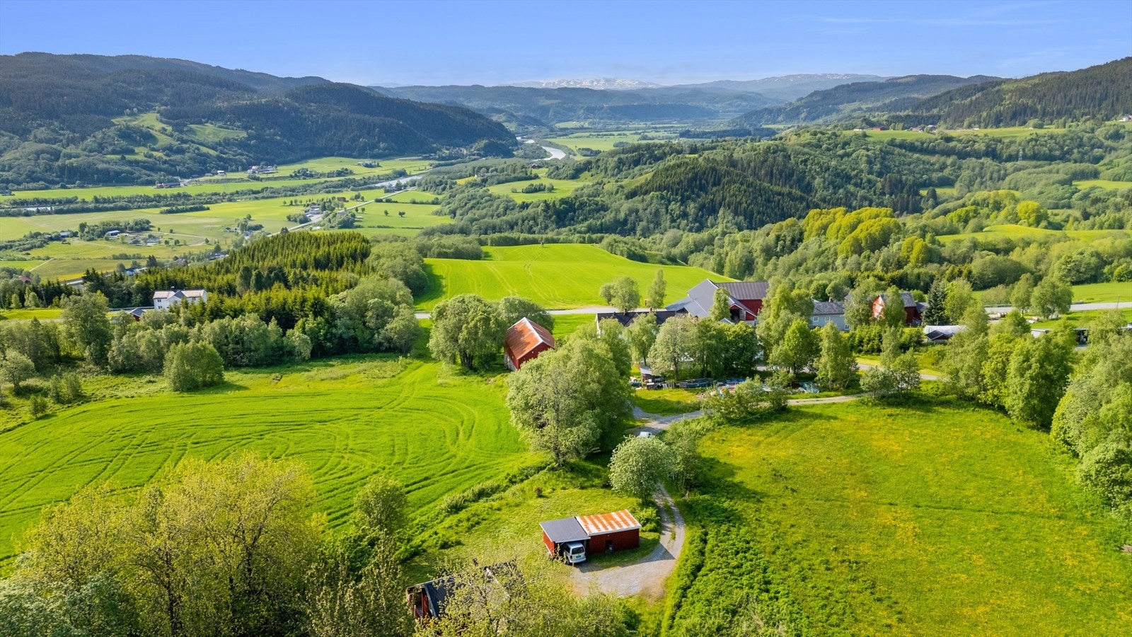 Dronefoto Galleribilde