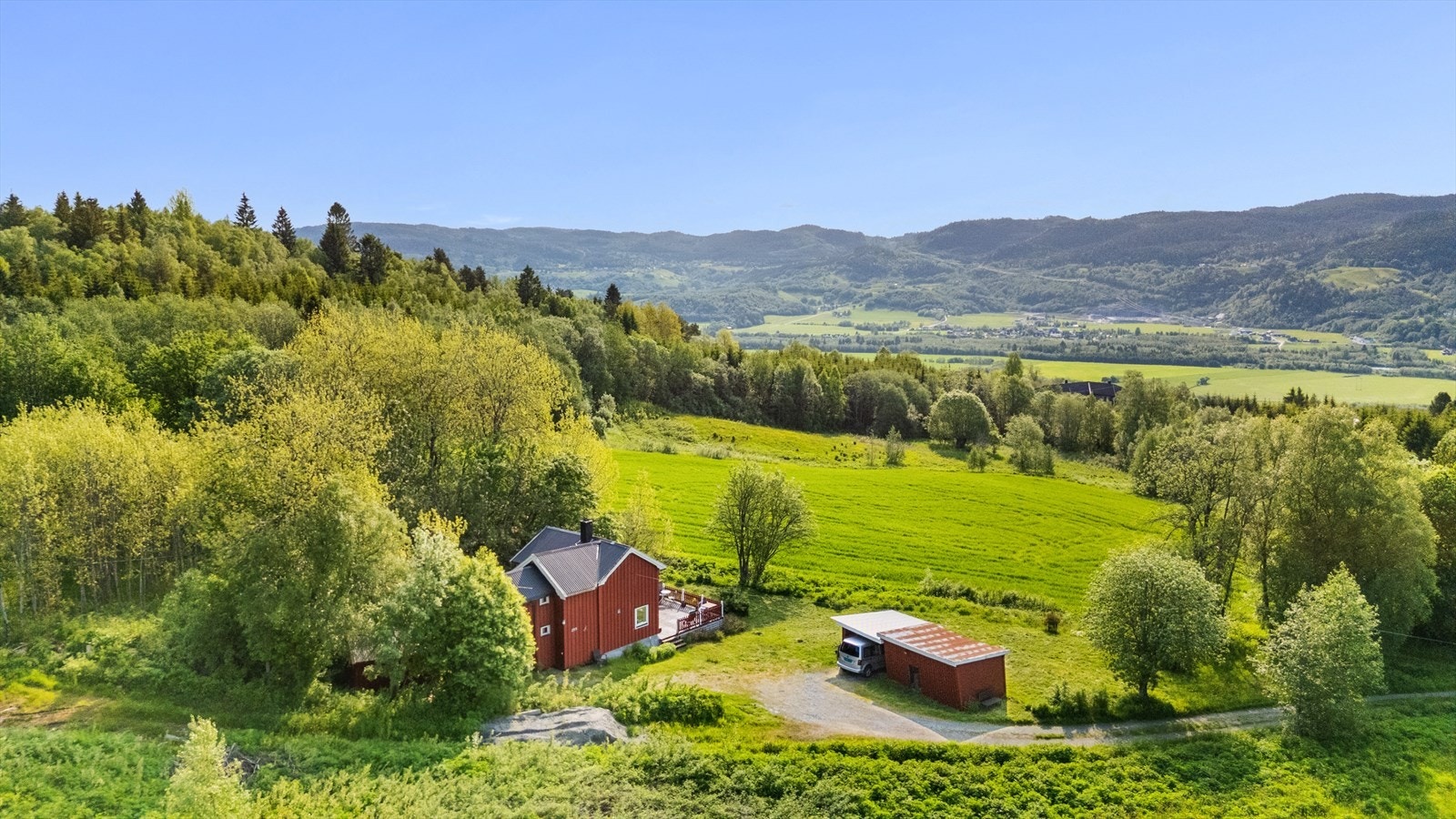Dronefoto Galleribilde