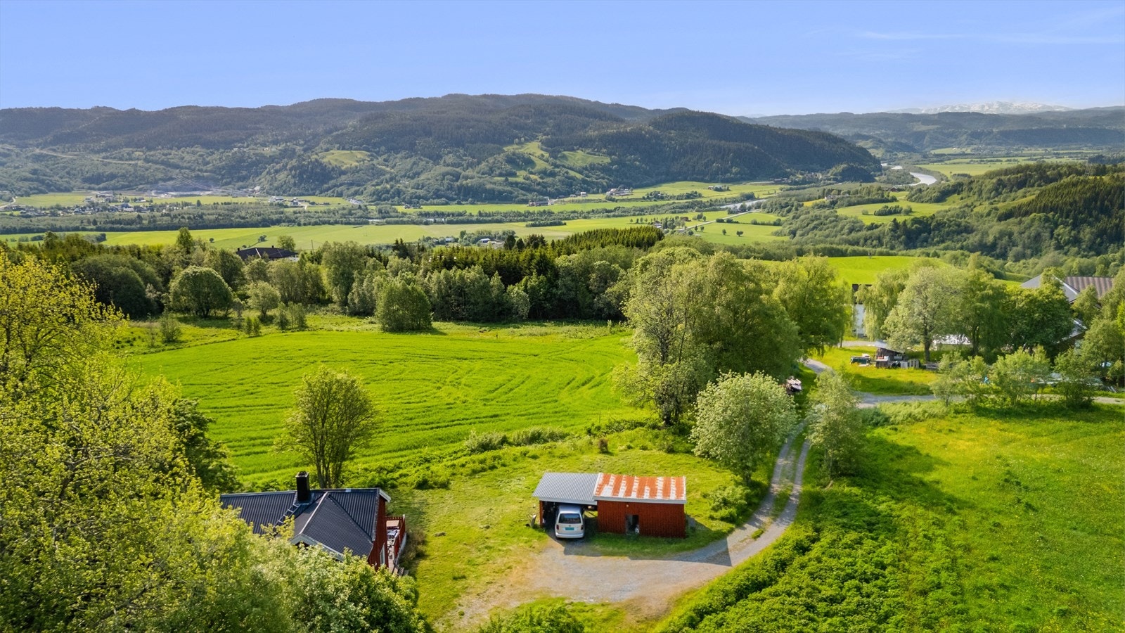 Dronefoto Galleribilde