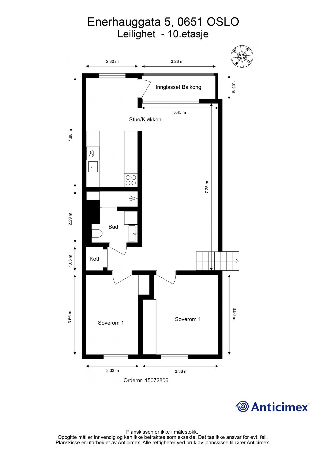 Dagens planløsning. Galleribilde