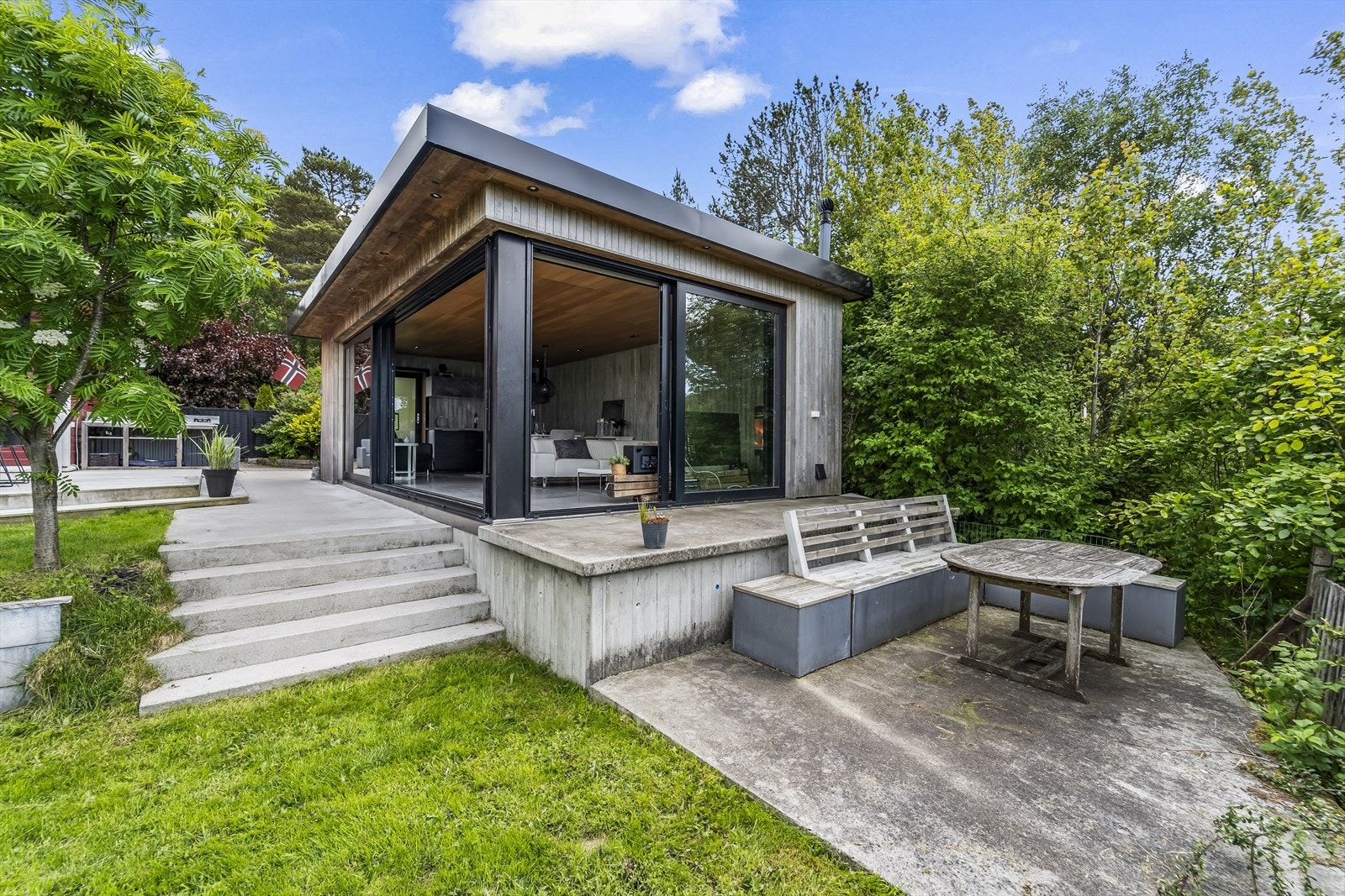 Hagestuen - en adskilt utvidelse av boligen. Galleribilde