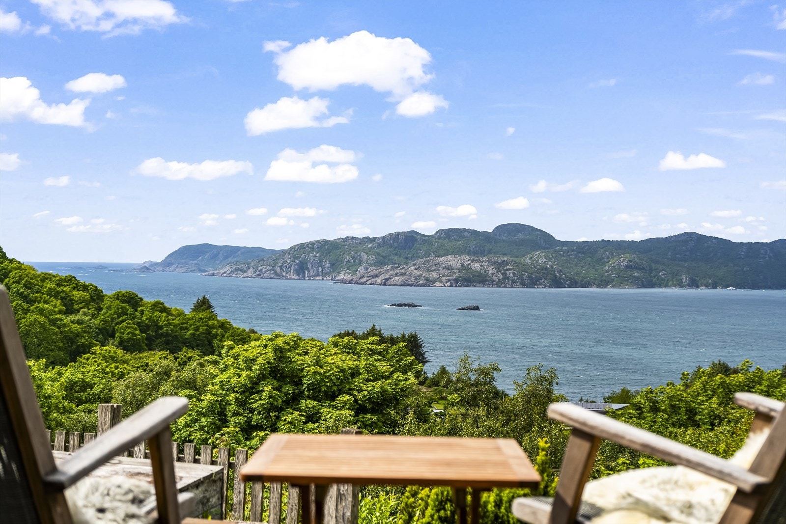 Utsikt mot Hidra og storhavet. Galleribilde