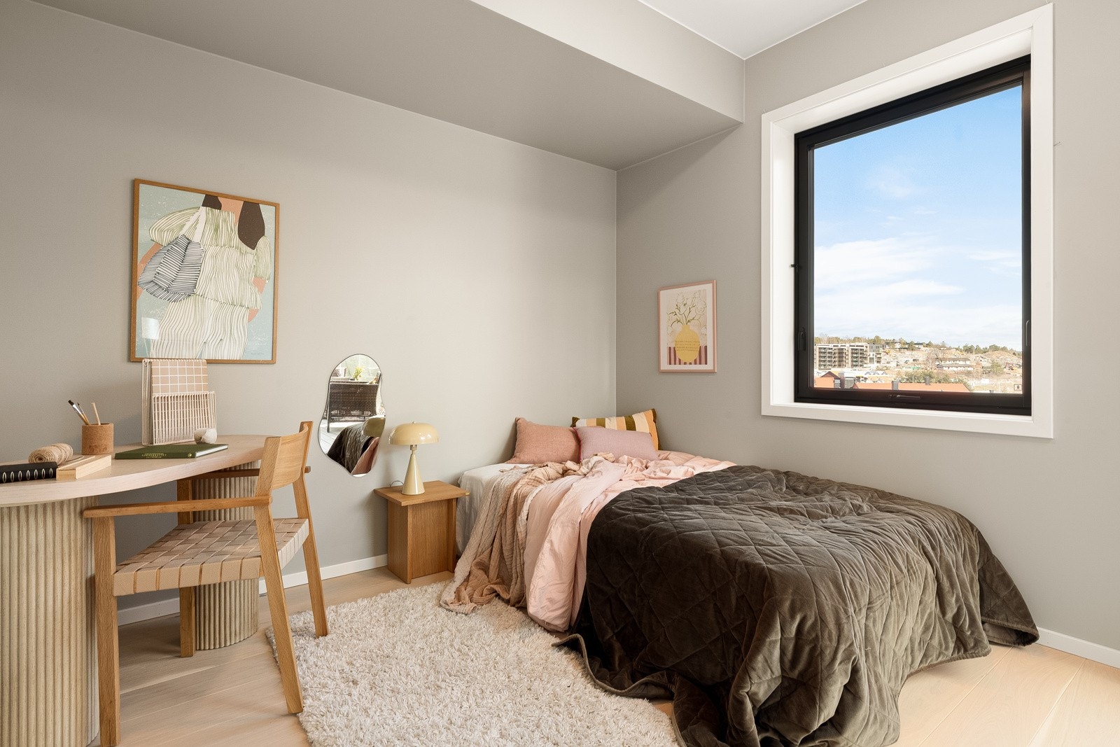 De to øvrige soverommene er fleksible og har flere innredningsmuligheter, perfekt som barnerom, gjesterom eller hjemmekontor. Galleribilde