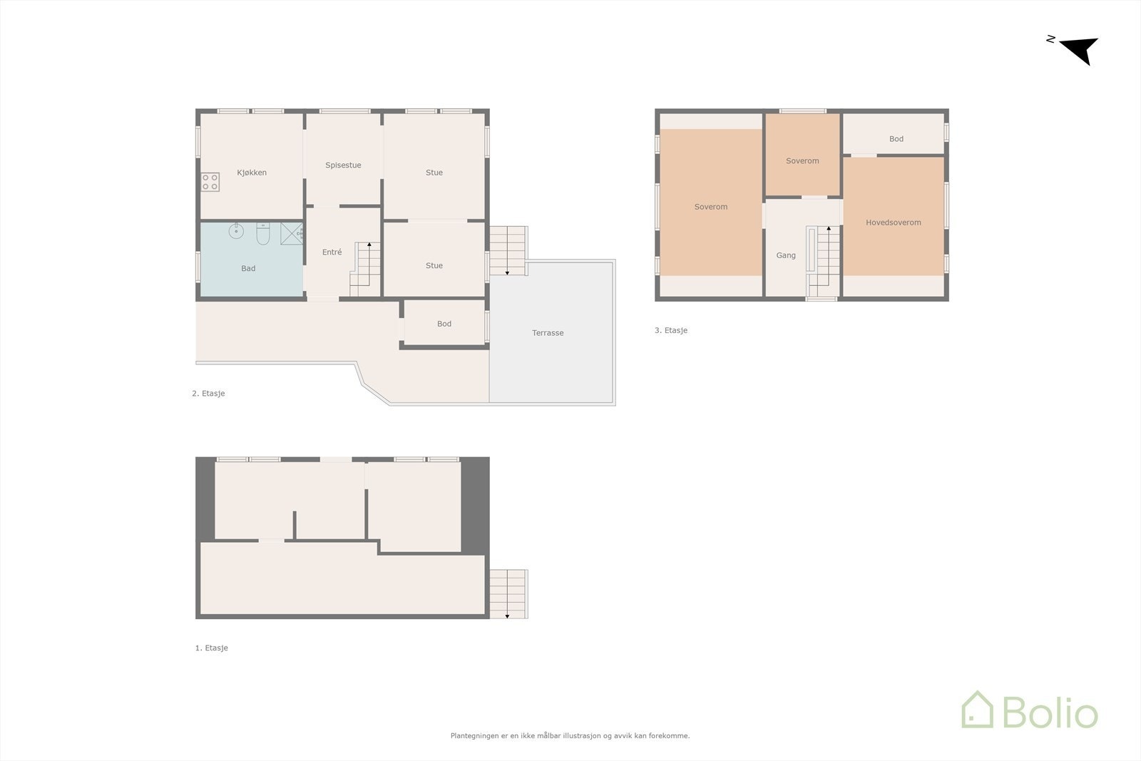 Plantegning Galleribilde