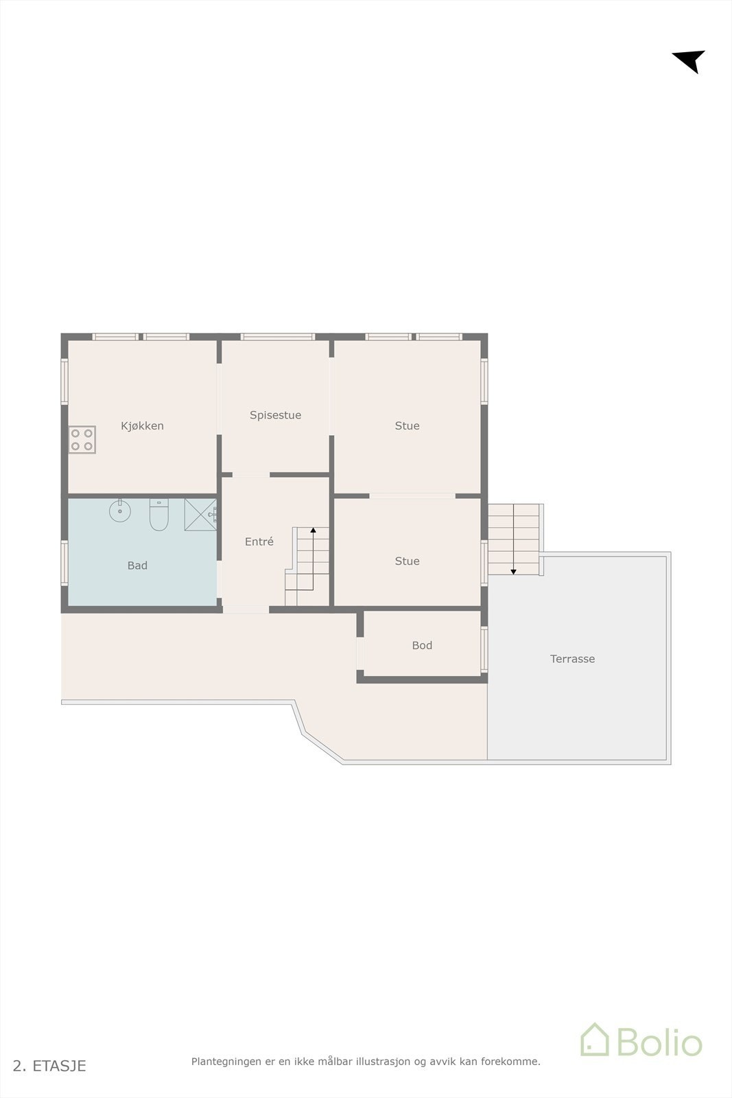 Plantegning Galleribilde