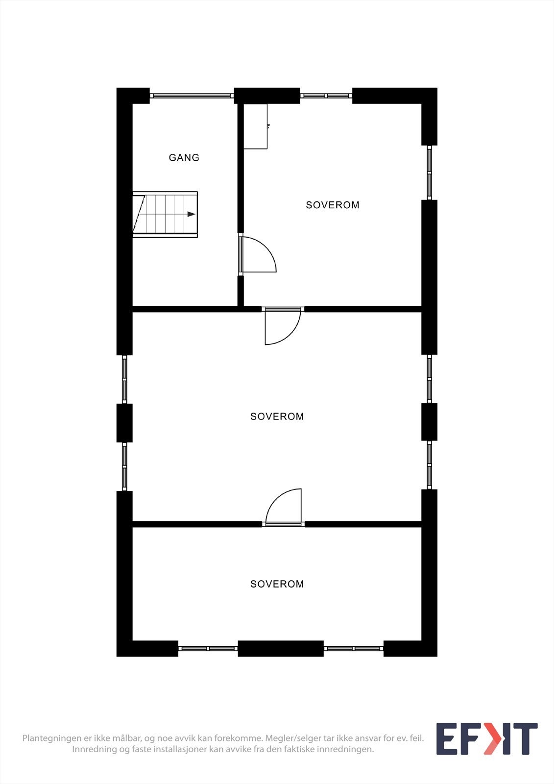 Plantegning 2 etasjen Galleribilde