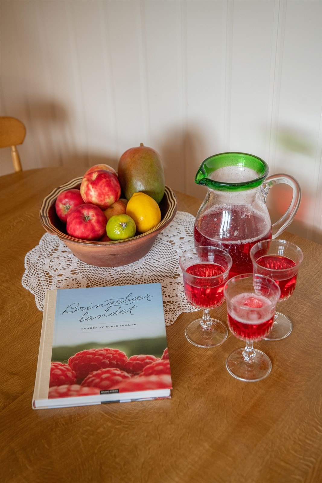 Fra egen bringebærproduksjon på Haugen gård. Galleribilde