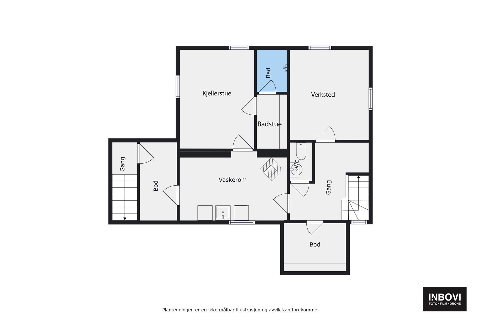 Plantegning U. Galleribilde