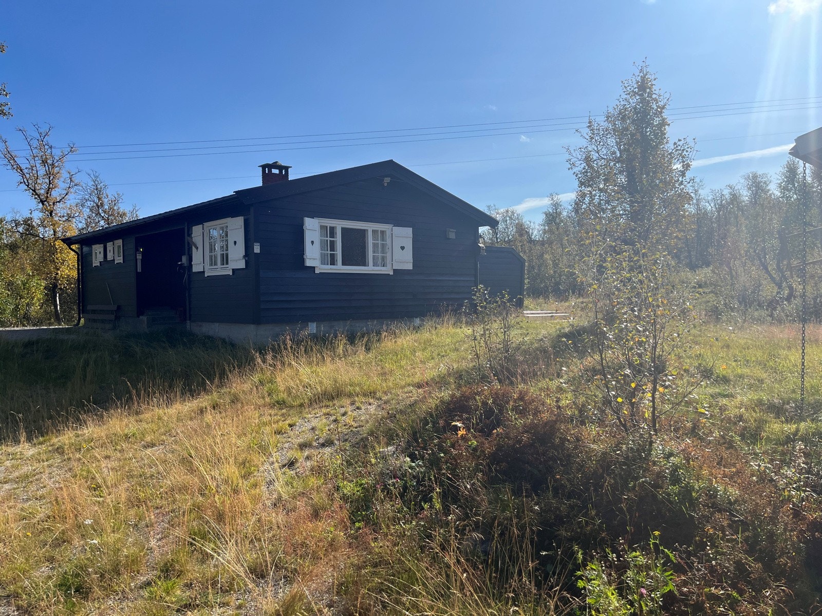 God parkering på tomten Galleribilde