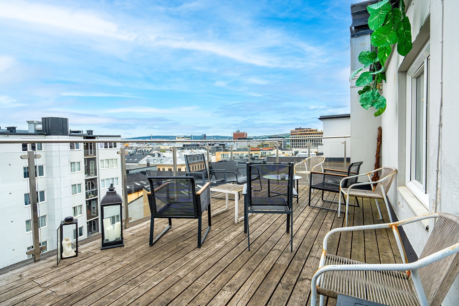 Felle takterrasse. Galleribilde
