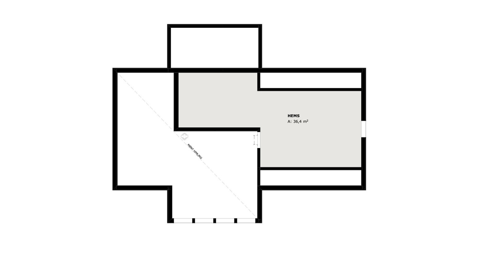 Plantegning hems Galleribilde