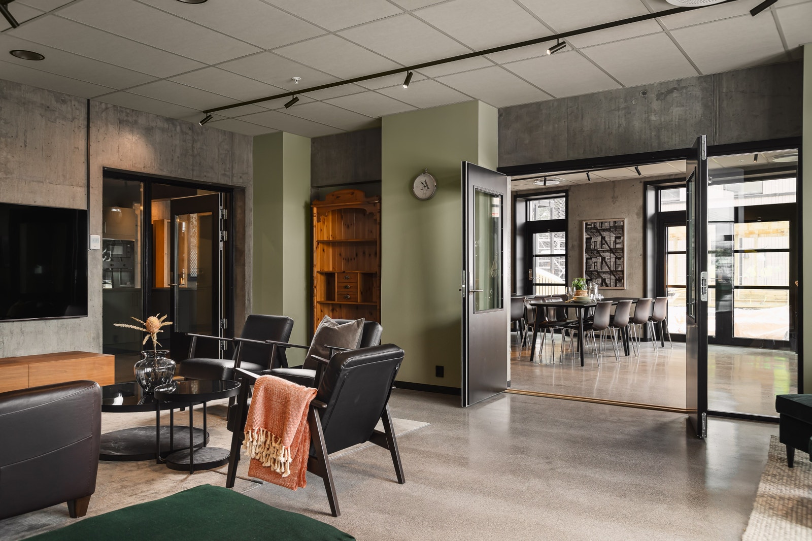 Selskapslokale kan bookes for private arrangement Galleribilde