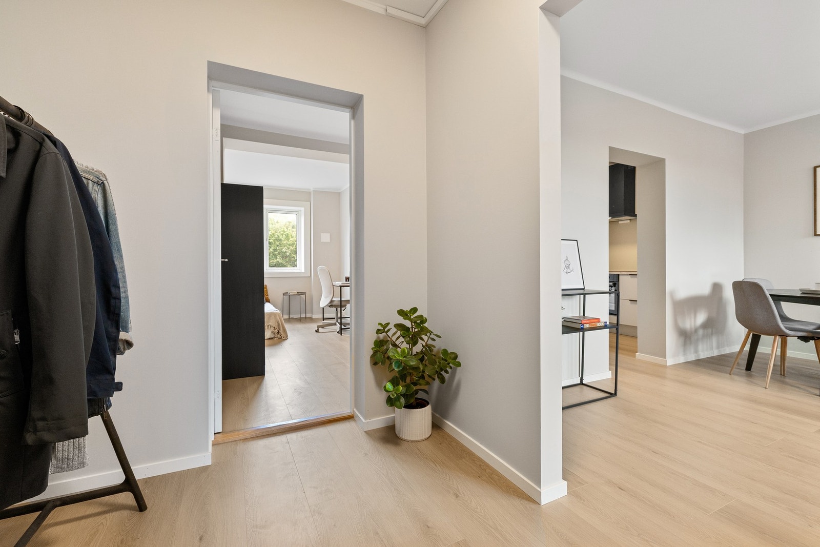 Kjekt å vite er at både varmtvann og internett er inkludert i felleskostnadene. Galleribilde