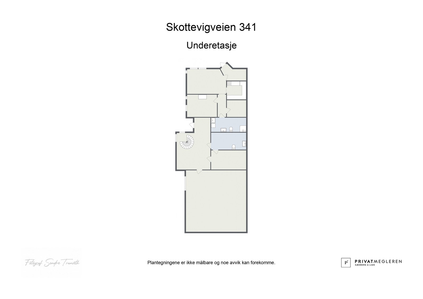 2D planskisse / underetasje Galleribilde