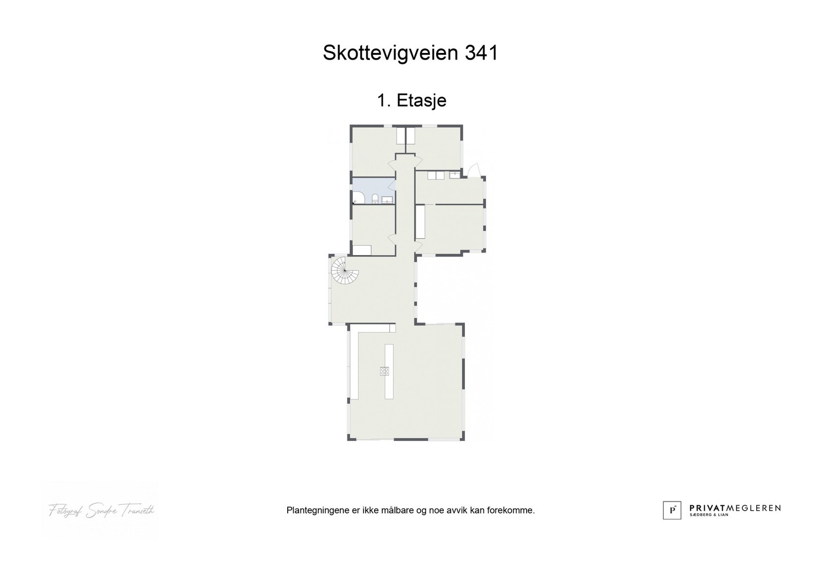 2D planskisse / første etasje Galleribilde