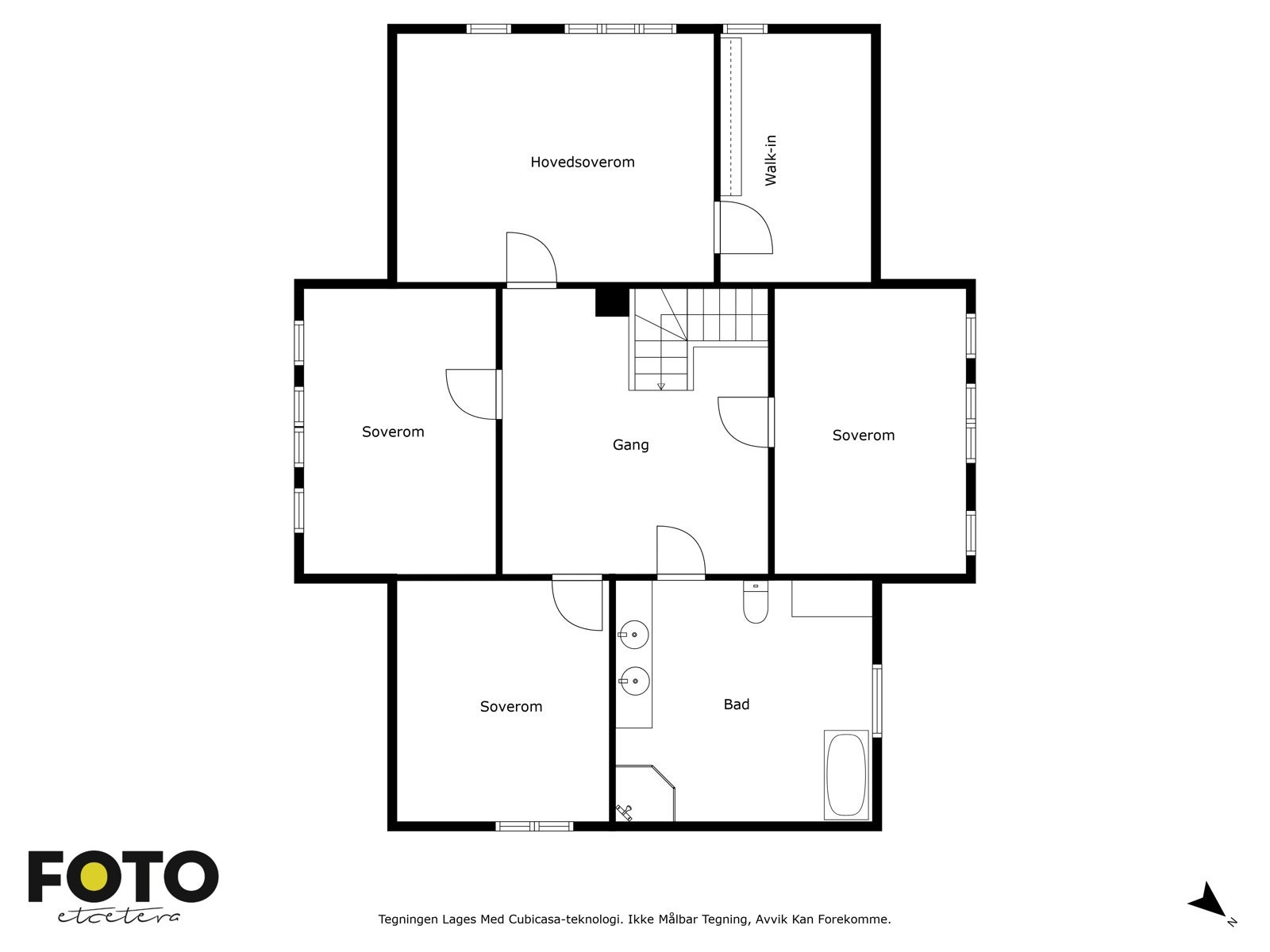 Plantegning andre etasje Galleribilde