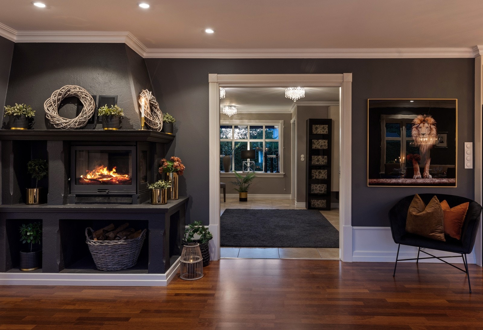 Detaljene ved denne boligen er gjennomførte og harmonerer godt med hverandre, Galleribilde