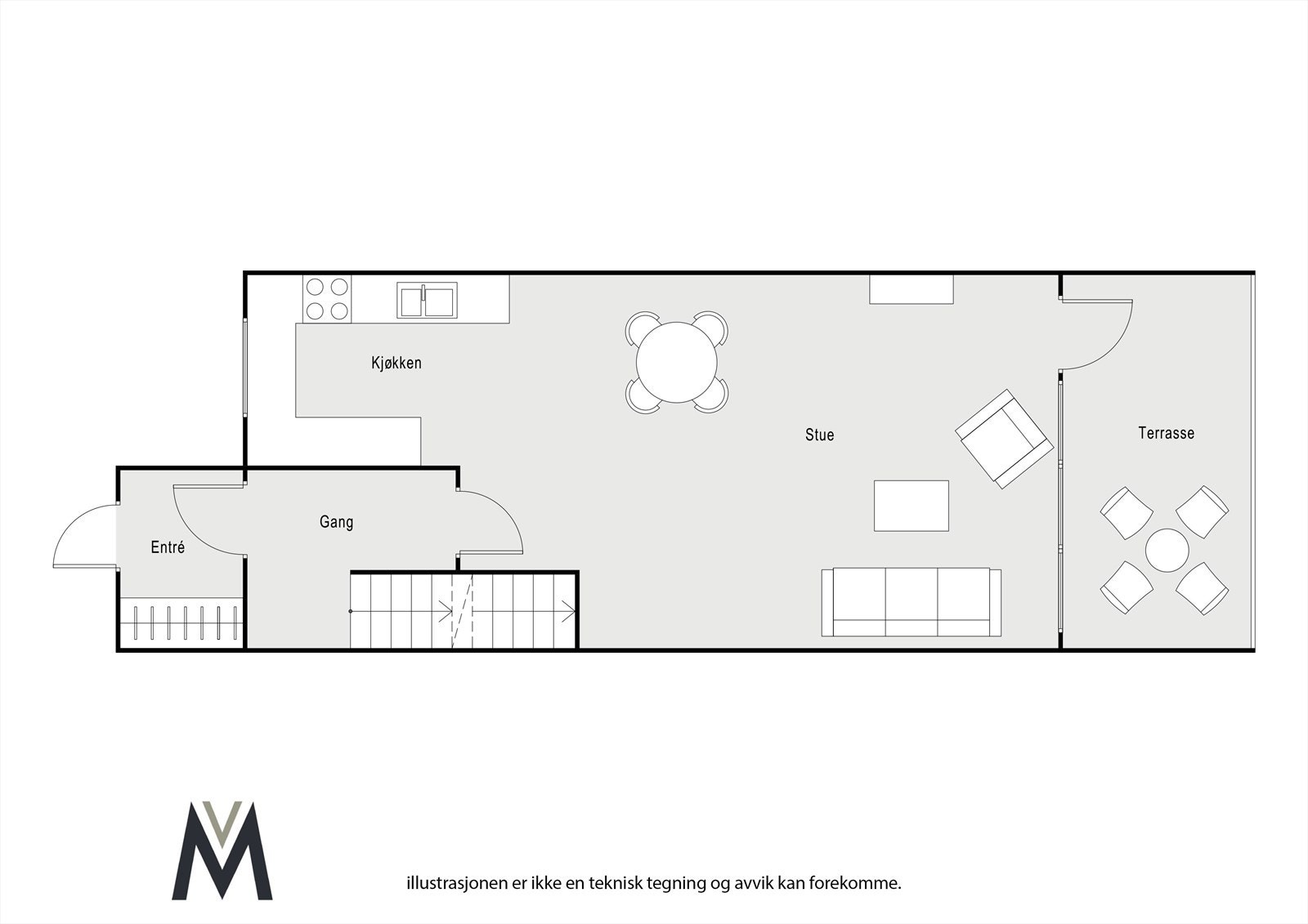 Plan hovedetasje Galleribilde
