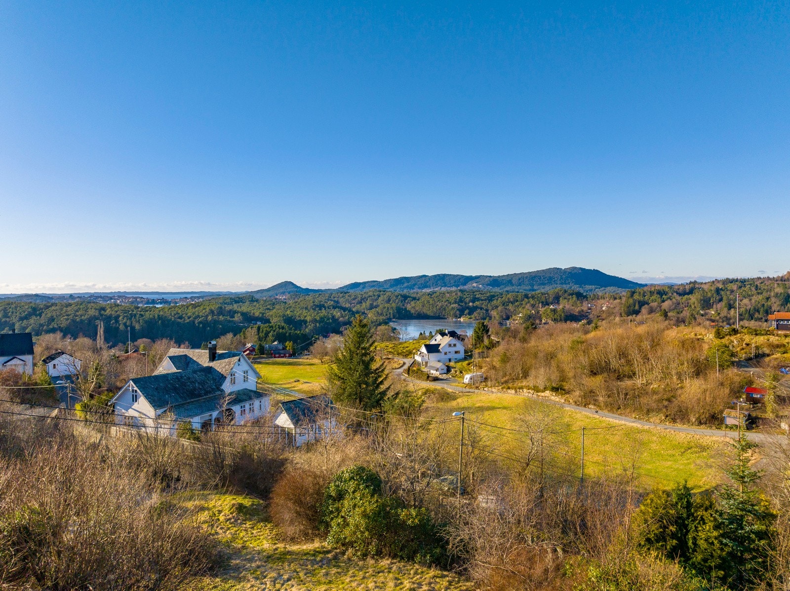 Utsikt fra tomt- Galleribilde