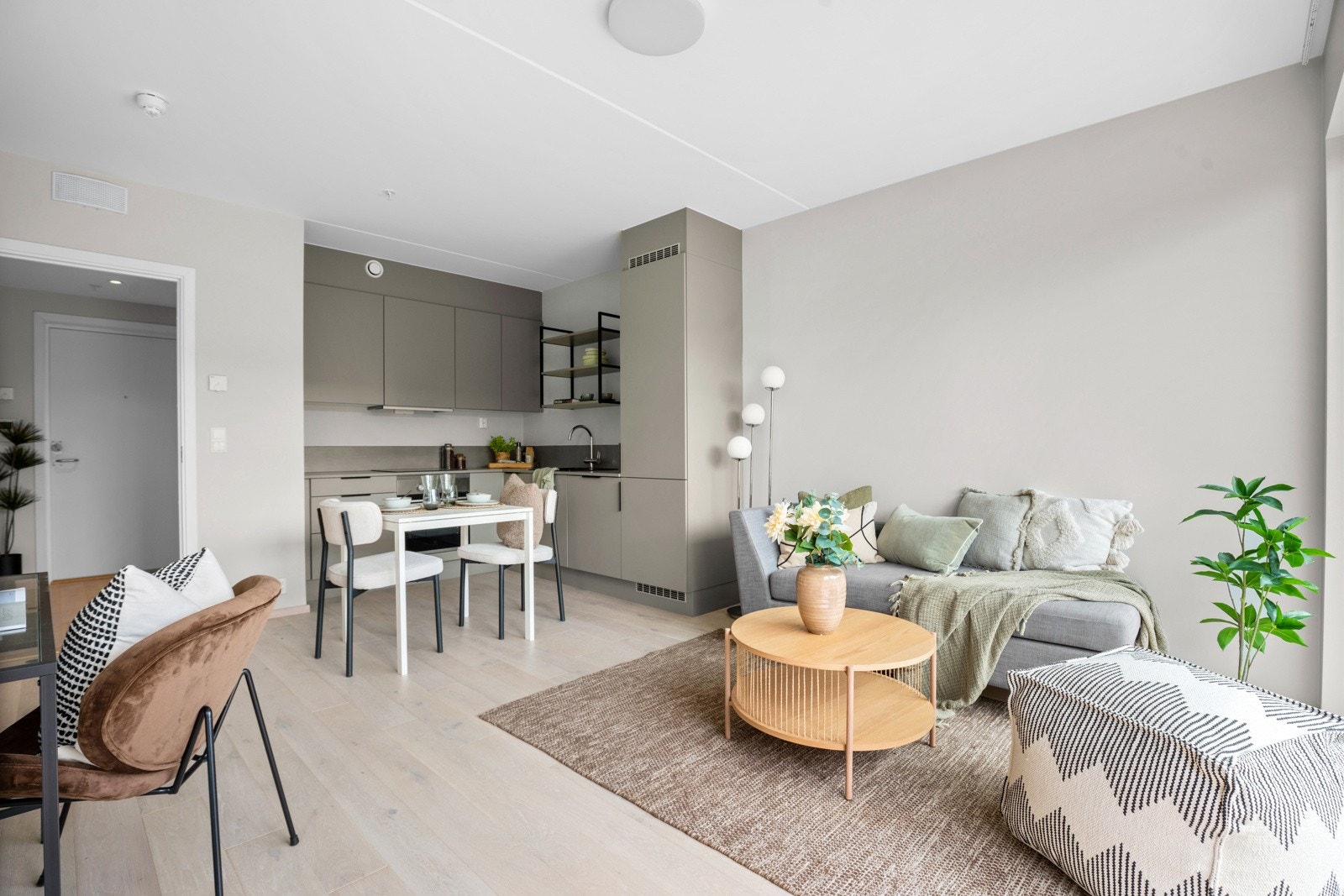 Vannbåren gulvvarme og balansert ventilasjon Galleribilde