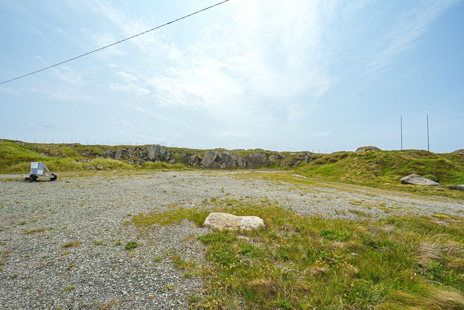 Tomten er delvis grovplanert. Galleribilde