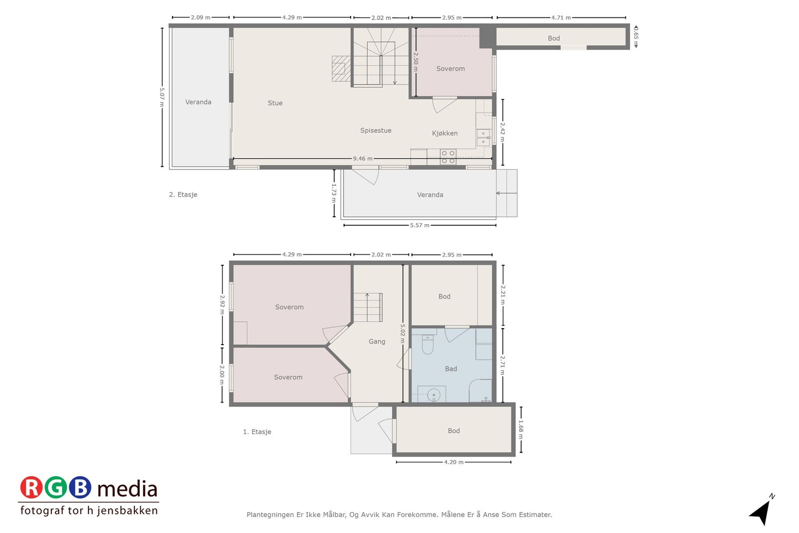 Plantegning Galleribilde