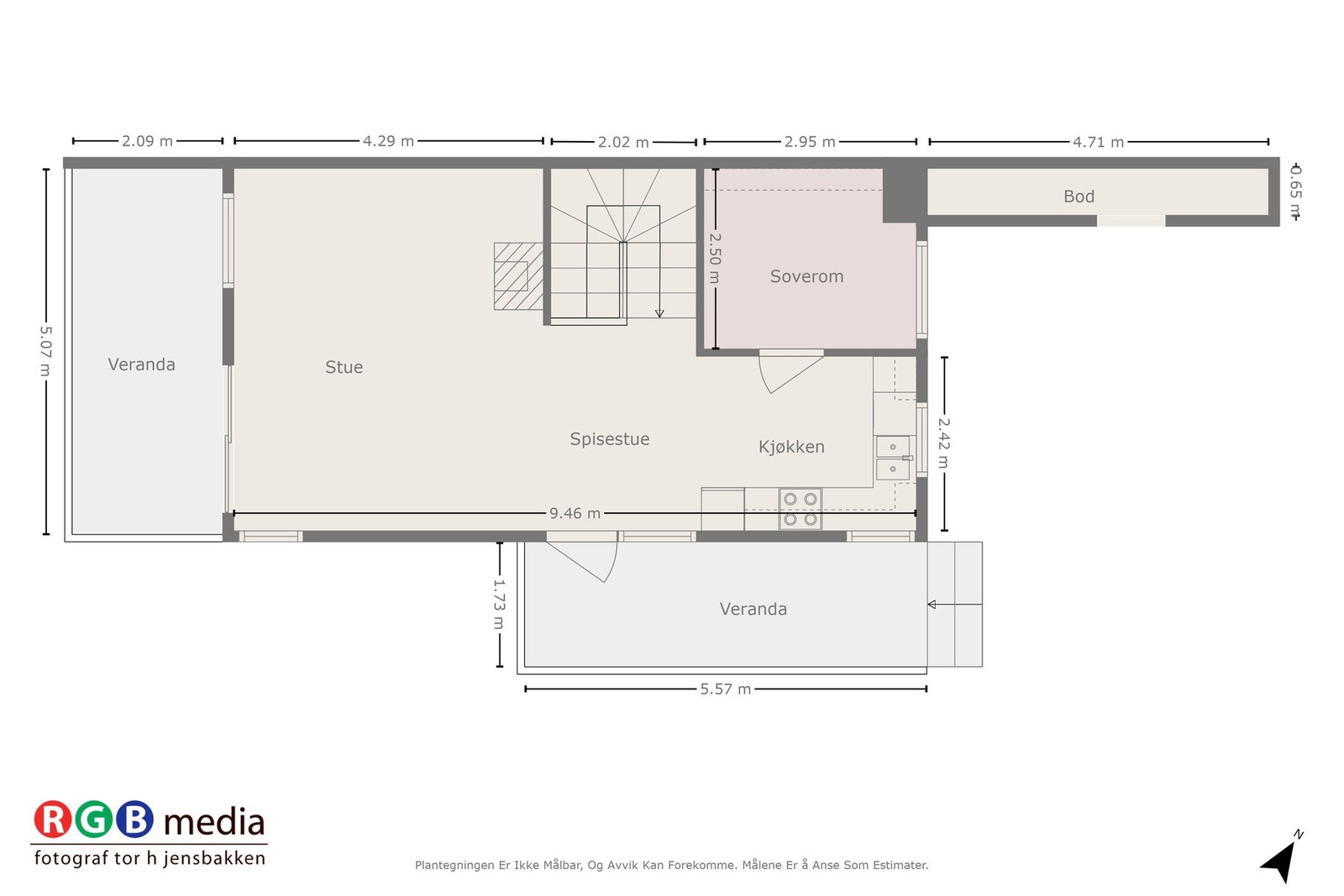 Plantegning Galleribilde