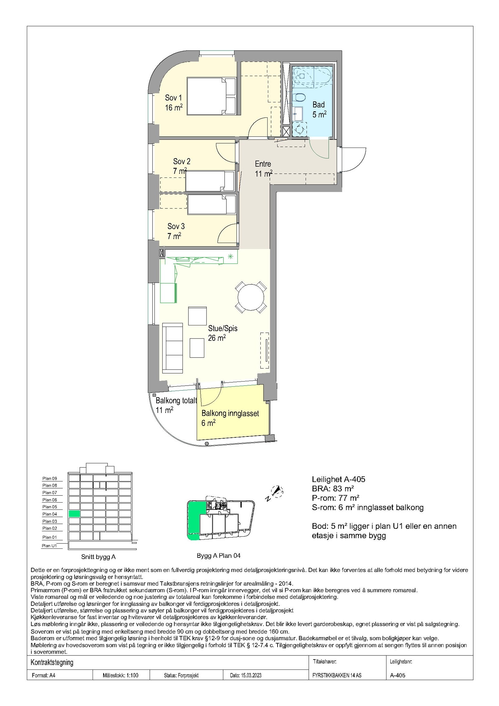 Plantegning Galleribilde