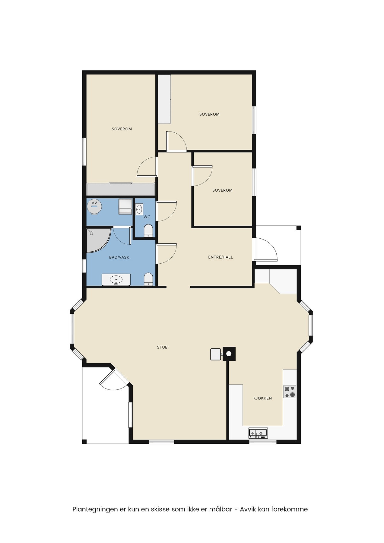 Plantegning Galleribilde