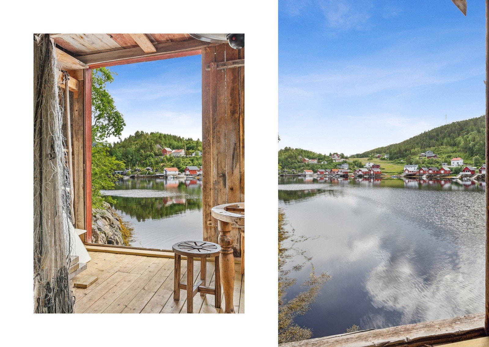 I 2019 ble det lagt nytt gulv, satt inn nye vindu og etablert ny frontvegg med dør i naustet. Galleribilde