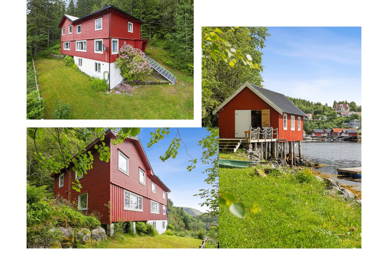 Proaktiv Eiendomsmegling v/Kenneth Vårvik har gleden av å presentere Monsvollveien 26 - en eiendom som i senere tid er benyttet til fritidsformål og som består av en romslig innholdsrik bolig og eget naust m/båt og flytebrygge. Galleribilde