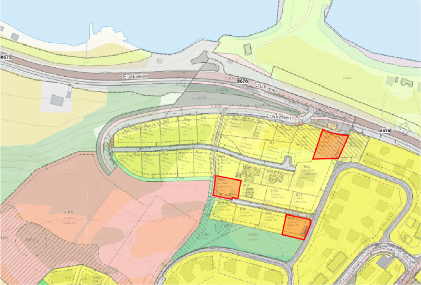 Disse tre tomtene legges ut til salgs først Galleribilde