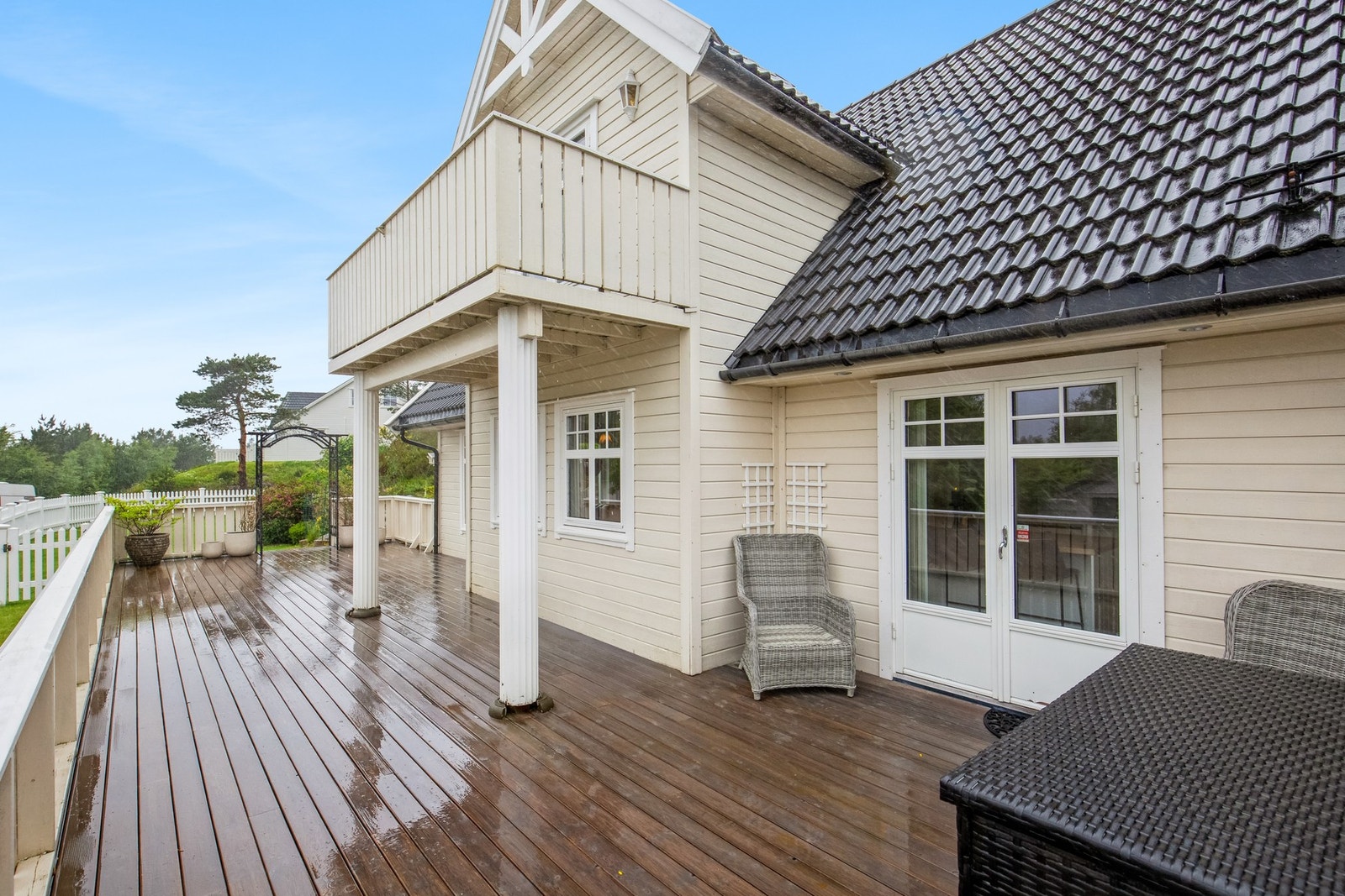 Stor terrasse Galleribilde